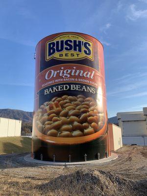 Bush's Best Baked Beans water tower wrap