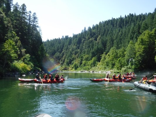 Floating down the river!