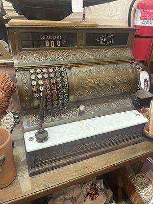 Old cash register.