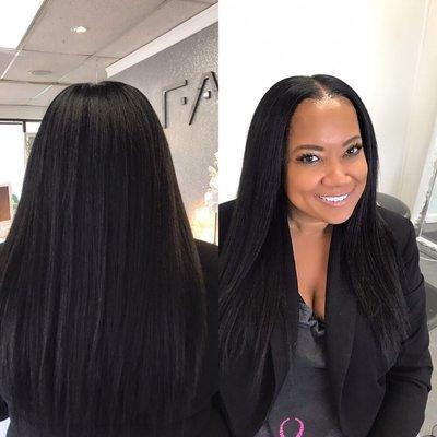 Full sew in with undetectable results