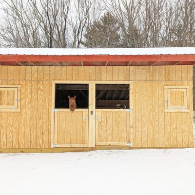 The New 2023 two horse barn!