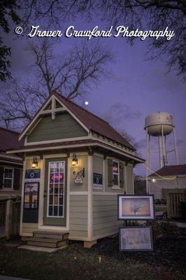 Full Moon over Grover Crawford Photography