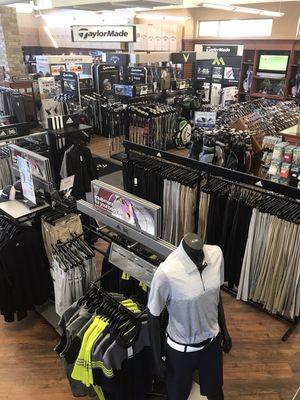 Huge selection of Men's, Women's and junior apparel! We also carry all major Golf Club brands.