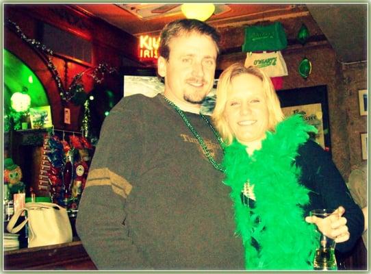 Kevin and friend  at O'Neary's Irish Pub!