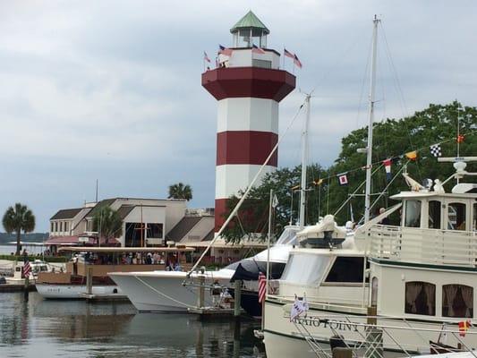 Sea Pines Harbourtown Marina - great place for shopping, and dining. See H20 Sports for fun on the water.