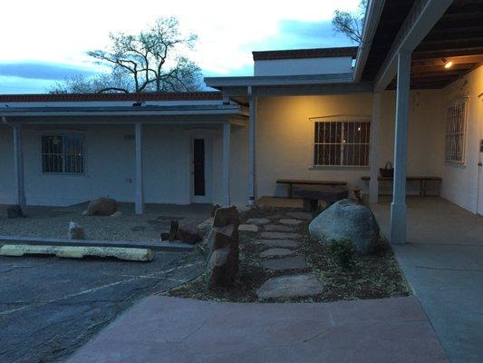 Entry and meditation garden