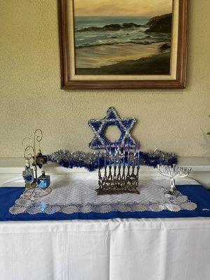 Hanukkah decorations