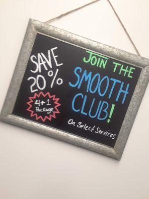 JOIN the SMOOTH CLUB!