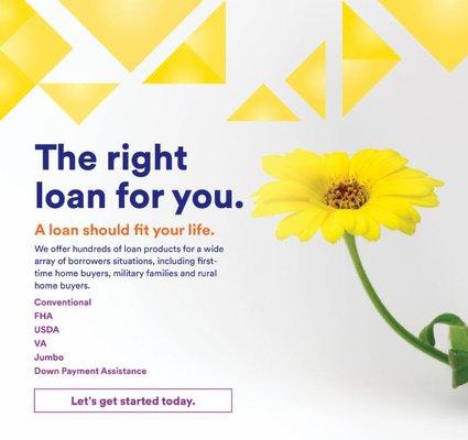 Call us today so we can find the right loan option for YOU.