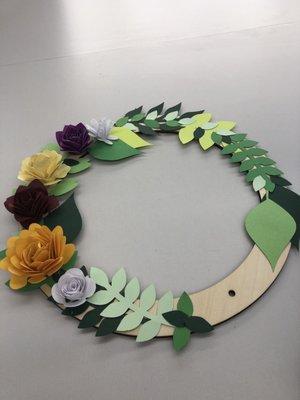 Finished wreath