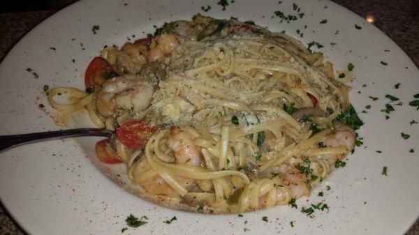 Shrimp pasta