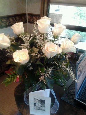 My white roses...