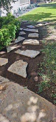 Stone walkway