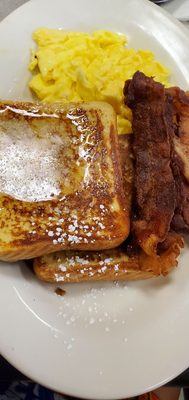 French toast and bacon