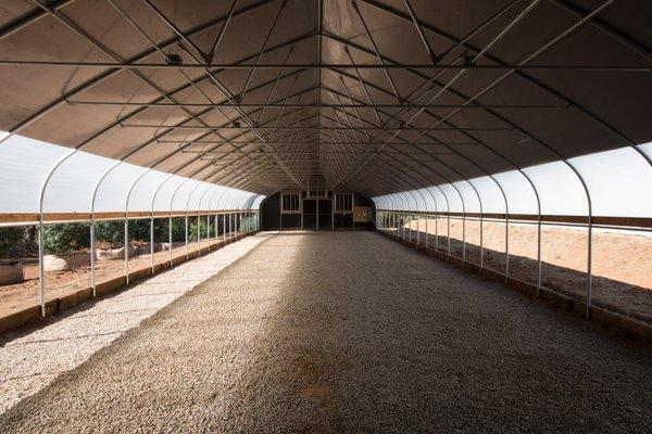 30'x100' Fullbloom Light Deprivation Greenhouse, Dep System Closing