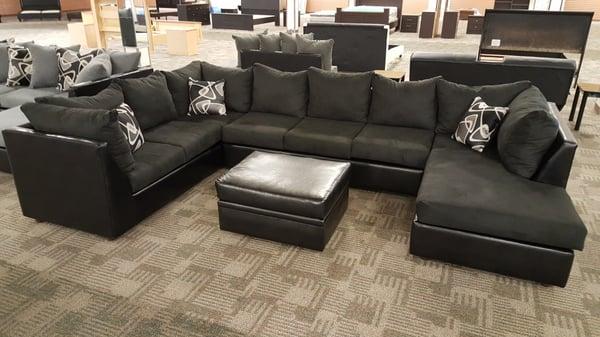 3pc Sectional only $799 plus Tax Ottoman is Extra