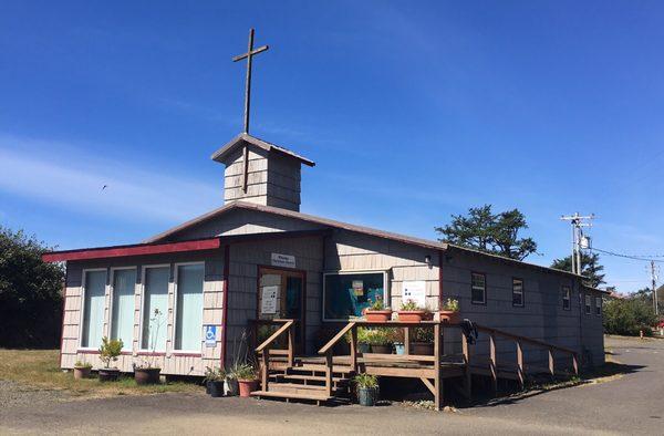 Wi-ne-ma Christian Camp - the chapel, now a fully functioning church with regular Sunday services.