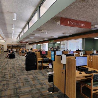 Computers and quiet zones to work