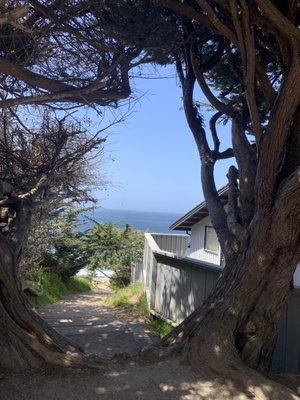 Stairs to the beach