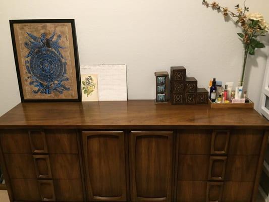 9-drawer mid-century dresser, perfect addition to our home and the best part, only $144 with their holiday weekend discount!