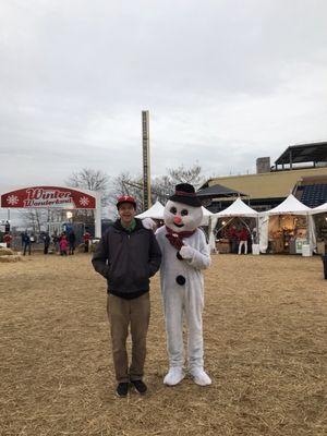 Staten Island Winter Wonderland. Don't be fooled by my smile. Stay home and spend your money elsewhere. Here it will be wasted.