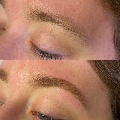 Brow tint & wax!