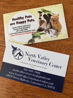 North Valley Veterinary Clinic and PNC work well together!!! Great care for your pets all the way around.