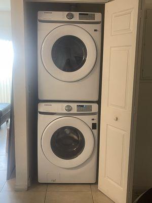 Washer & Dryer installed .