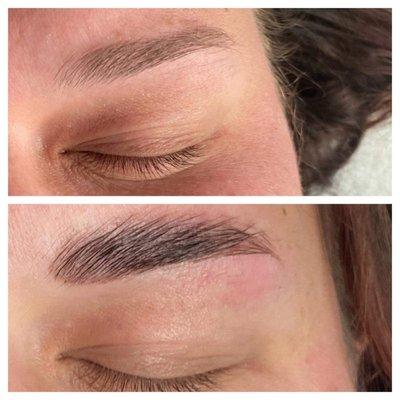 Brow lamination & tint