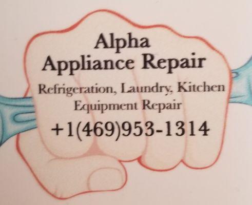 Alpha Appliance Repair.