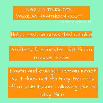 Benefits of Tejocote root Rea & capsules