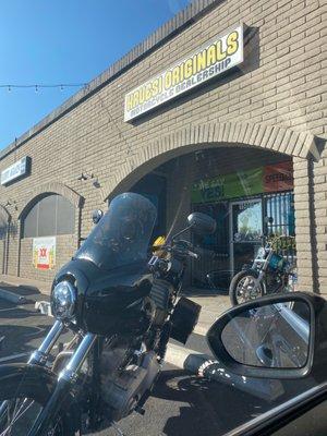 Front of their shop off cave creek rd