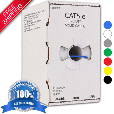 CAT5E NON-PLENUM 1000FT