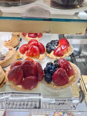 Fruit tarts- also pricey