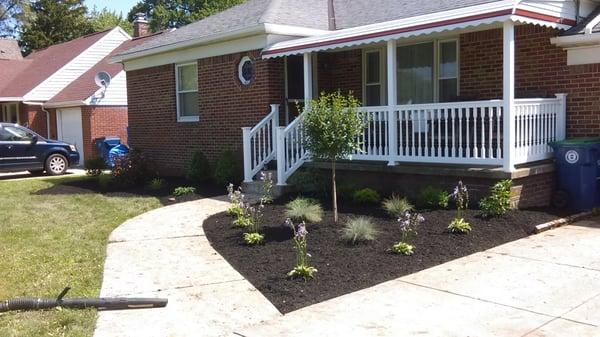 Mulch done