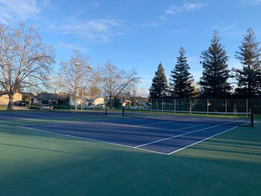 Tennis courts