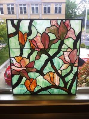 Just completed. Cindy did another beautiful window!