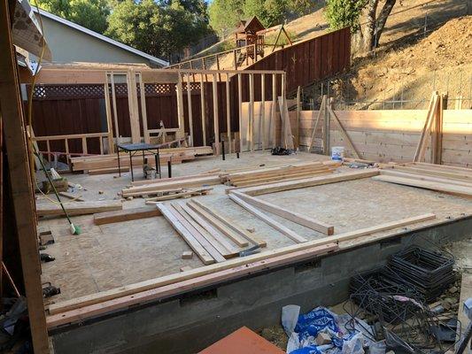 New master bedroom and master bathroom addition in San Carlos.