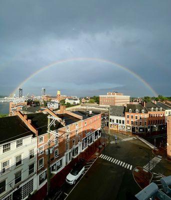 Beautiful views from the top of Portsmouth!