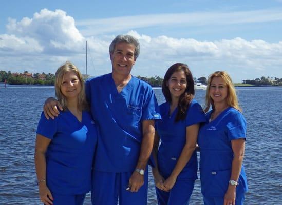 West Palm Beach Dentist  Carlos Boudet and his team