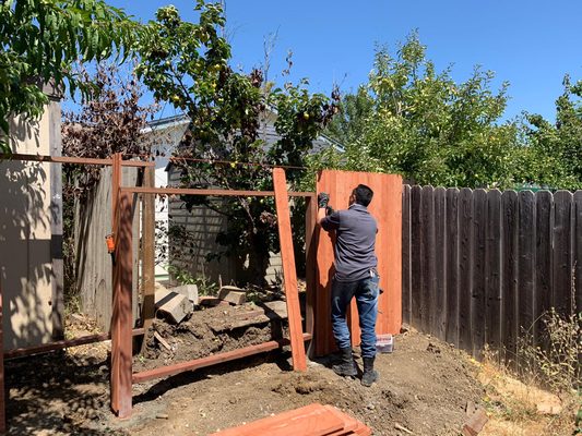 Upgrading fence