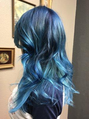 We love to do every color and use Pulp Riot color for the fun stuff!