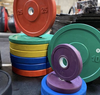 Bumper plates for Sale! New Fitness Equipment Store!