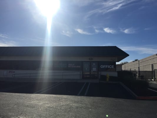 Uhaul is inside of the Fort Knox building