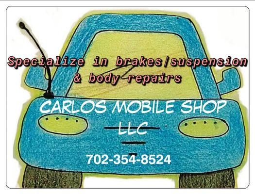 Mobile mechanic that comes to you either at home or job sight. Specialize in brakes/suspension & body repairs