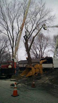 Some of our equipment on the job site.