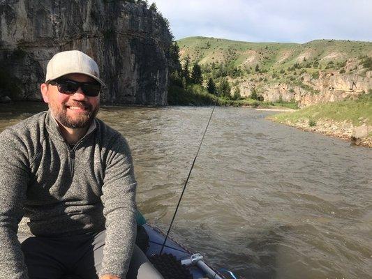 Rowing, Fishing Raft - Western Montana