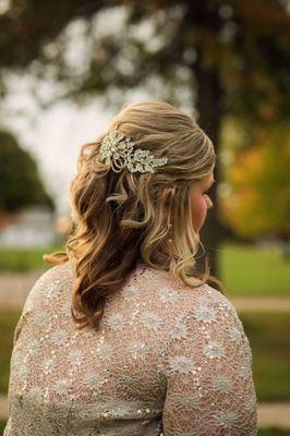 Sabrina did my wedding hair. I received tons of compliments and it looked great through the night!