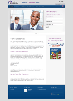 Staffing Essentials website