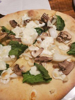 White pizza missing ricotta